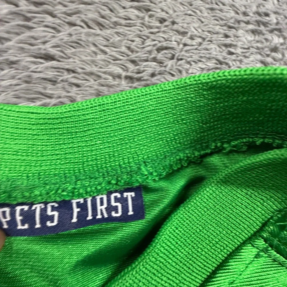 Pets First Oregon Ducks Dog Jersey XL Green Excellent NCAA UofO #00 Shirt